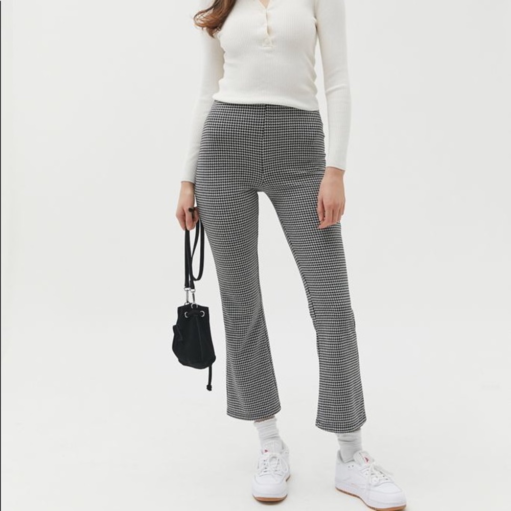 Urban Outfitter kick flare gingham pants